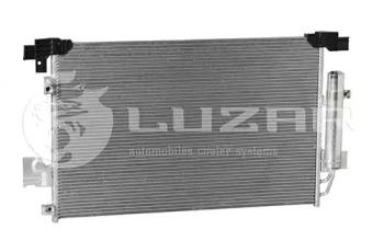 LRAC1104 LUZAR Радиатор кондиционера Lancer 1.5/1.8/2.0 (07-) АКПП,МКПП с ресивером (LRAC 1104) Luzar